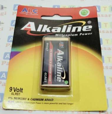 baterai batray alkaline ABC 9 volt