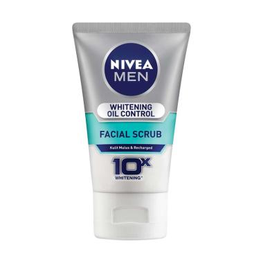 Promo Harga Nivea Men Facial Foam Bright Oil Clear Pore Minimizing Scrub 100 ml - Blibli