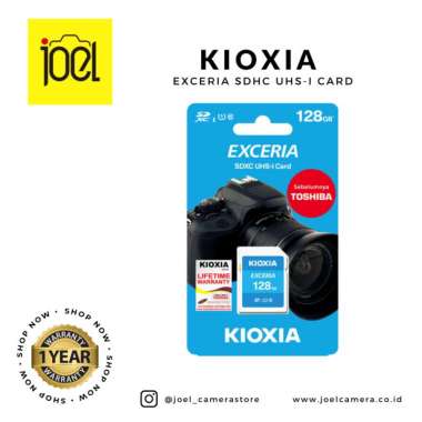 Kioxia Exceria SDHC UHS-I Card 128GB Memory Card
