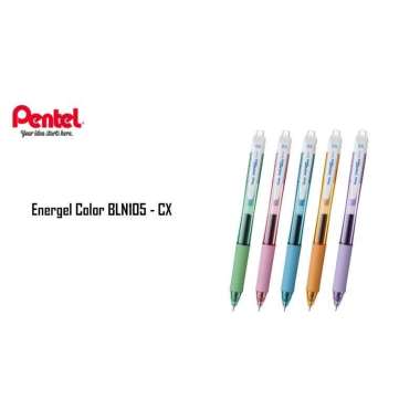 Pentel ballpoin Energel BLN105-CX Hijau Muda