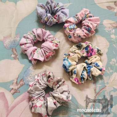 karet rambut korea-scruchies korea cantik-iketan rambut bunga cantik