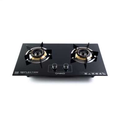 NIKO REFLECTION BLACK 2.0 KOMPOR GAS 2 TUNGKU KACA