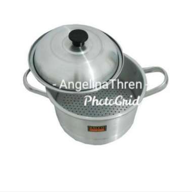 Langseng Halco Alumunium 28CM - Panci Kukus Alumunium Halco