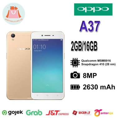 Promo Hp Oppo A37 Ram 2GB Rom 16GB murah gold