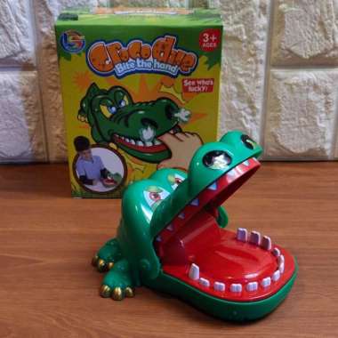 Mainan Buaya Gigit Gigit Jari Mulut Buaya- Crocodille