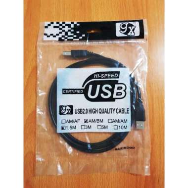 KABEL USB PRINTER BERKUALITAS USB A Male TO USB B Mal