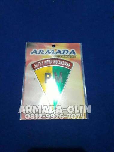 Stiker pvc Polisi militer / Stiker polisi militer