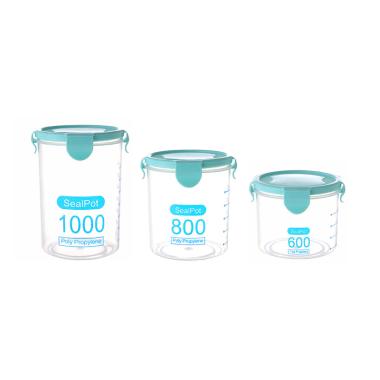 Jual Eds Transparent Plastic Sealed Cans Refrigerator Kitchen