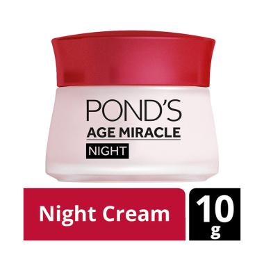 Medan - Ponds Age Miracle Night Cream [10 g] merah putih
