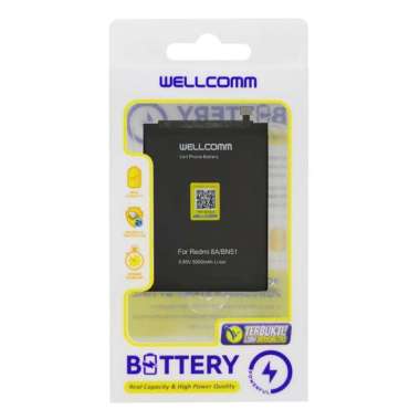 Wellcomm BATTERY DOUBLE IC XIAOMI REDMI 8/8A /BN51 Original