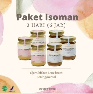 Kelapa Gading - Doctor Broth Paket Isoman 3 Hari Mix