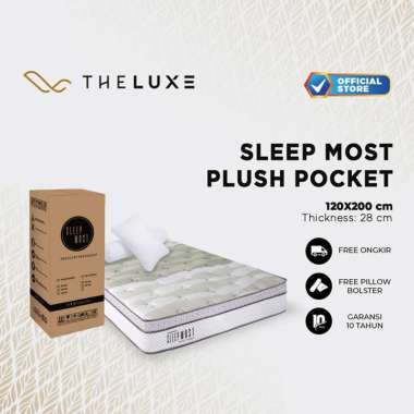 Kasur in a box Pocket Spring Sleep Most By The Luxe 120x200 cm PLUSH TOP