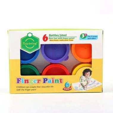 Mainan Anak Cat Lukis Washable Finger Paint Multicolor