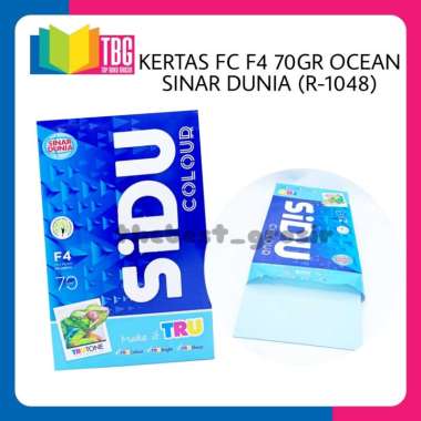 1 RIM (500 LEMBAR) KERTAS FC WARNA F4 70GR SINAR DUNIA/ KERTAS FOTO COPY/ KERTAS HVS/ KERTAS WARNA/ 