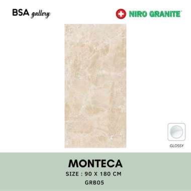 NIRO GRANITE 90X180 MONTECA / GRANIT LANTAI DINDING MOTIF MARMER WARM