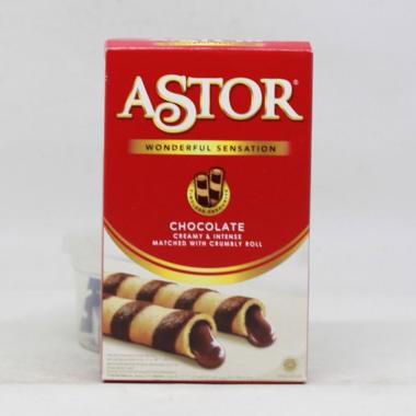 Promo Harga Astor Wafer Roll Chocolate 40 gr - Blibli