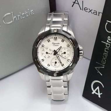 Jam Tangan Wanita Alexandre Christie AC6305 AC 6305 Silver Original Garansi Resmi 1 Tahun
