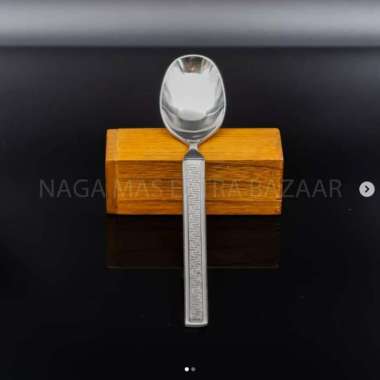 Sendok Makan Stainless Motif Tebal