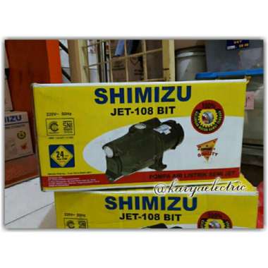 Pompa/Mesin Air Semi Jet Shimizu JET-108BIT ORIGINAL ORIGINAL 100 % Multicolor
