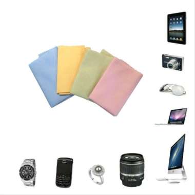 Lap kain microfiber pembersih kacamata lensa hp kamera laptop Premium