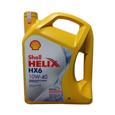 Shell Helix HX6 10W-40 Oli Mobil [4 Liter] OLI MOBIL MANDIRI BAN