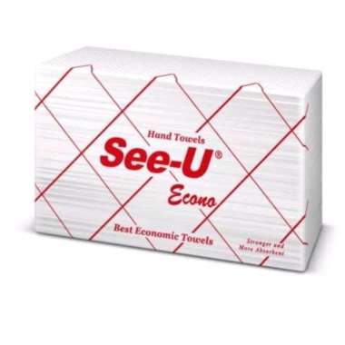 Tissue Hand Towel See-U / Tisu See-U Econo 150 sheets / Tissue See u Hand Towel/ Tissue Dapur 1Ply