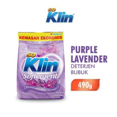 Promo Harga So Klin Softergent Purple Lavender 490 gr - Blibli