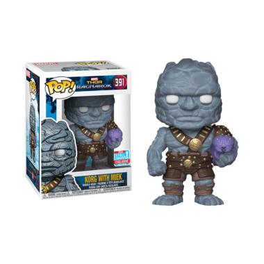 Funko POP! Marvel - Thor Ragnarok - Korg with Miek NYCC