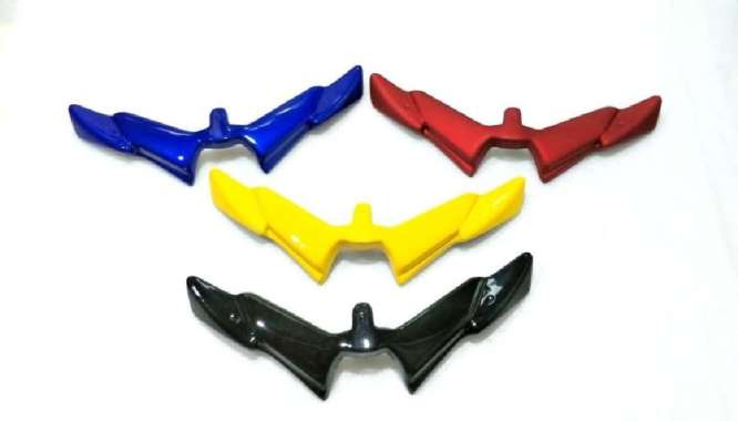 WINGLET YAMAHA AEROX 155 CC BAHAN ABS PLASTIK