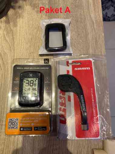 PAKET Xoss G+ Magene Heart Rate Magene Cadence dan Barfly Sram Komplit PAKET A