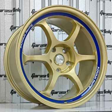 REP VELG ADVAN RG.1 RING 18 GOLD VELG MOBIL MURAH GARASI VELG SURABAYA