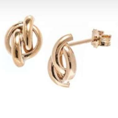 1901 Jewelry Anting Wanita Jeju Lapis Emas