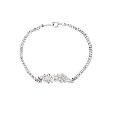 1901 Jewelry Six Bracelet Swarovski Silver Silver