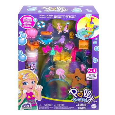 Polly Pocket Bubble Aquarium - Mainan Boneka Anak Perempuan HHH51 HHH51