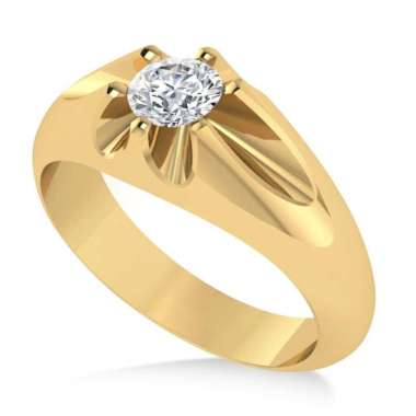 1901 Jewelry Cincin Buttercup Berlian Swarovski Lapis Emas Semua Ukuran