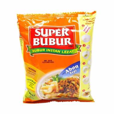 Jual Super Bubur Rcg 49g Abon Sapi Bubur Instan Karton 36 Bungkus Online Januari 2021 Blibli