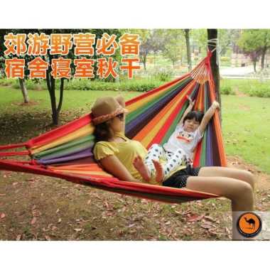 Tempat Tidur Gantung Double Thick Canvas Hammock - JS426