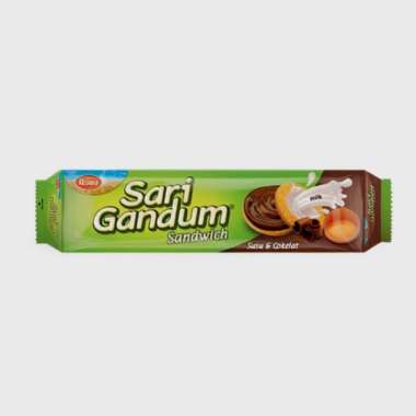 Biskuit Roma Sandwich Sari Gandum 115gr Coklat