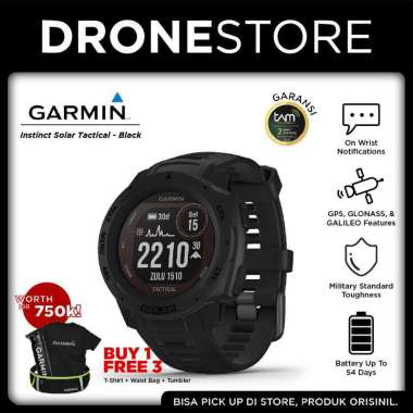 Garmin Instinct Solar Tactical Jam Tangan GPS