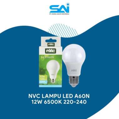 NVC LAMPU LED A60N 12W 6500K 220-240