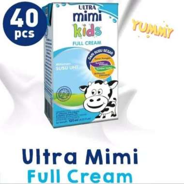 Susu Ultra Mimi 125ml 125 ml Full Cream 1dus=40pcs