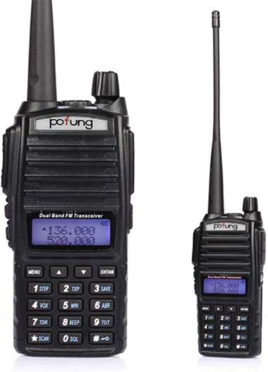 Pofung UV-82 8W 5W HT Dual Band Ori Dual Band Garansi UV82 UV82HP 82HP - Comteck 5W 100 % ORIGINAL M