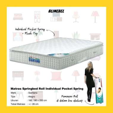 Blimebel Siantano Springbed Roll in The Box Alegro Plush Top 160 x 200