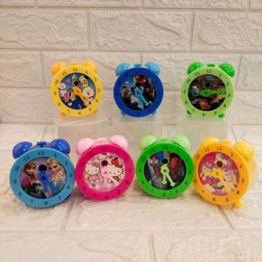 RAUTAN PINSIL PUTAR MODEL JAM ALARM/SERUTAN PINSIL DUDUK spiderman