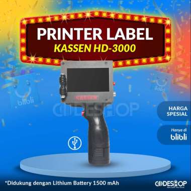 Printer Handheld Kassen HD-3000 Mini Printer Label Inkjet Smart Portable