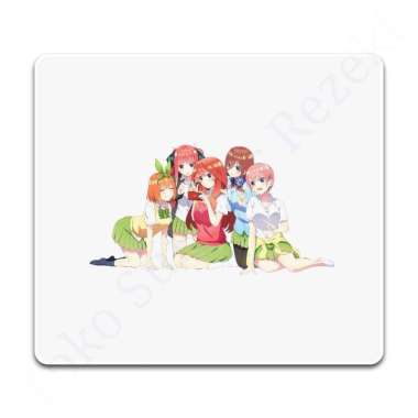 Gotoubun Quintessential Mouse Pad Mat Alas Tatakan Mousepad Miku Nino Karakter Anak Kids Taplak Paja