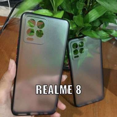 Case Oppo Realme 8 /8 Pro Soft Case Transparent Matte AeRo Anti Knock