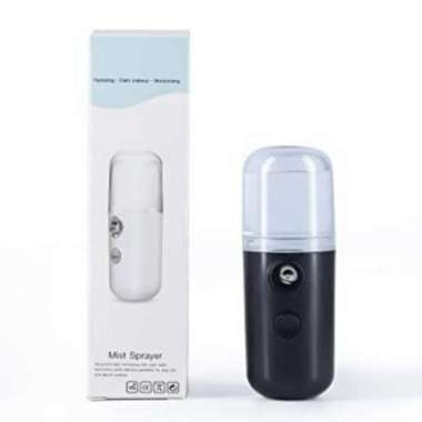 Nano Spray Mini LED Portable USB Mist Sprayer Switch On/OFF 99 Hitam