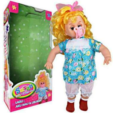 boneka susan empeng dot suara nangis ketawa mainan boneka susan