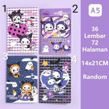 NOTEBOOK A5 BUKU TULIS ANIME JAHIT D